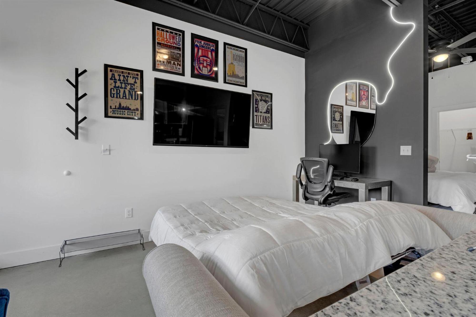 New Studio Sleeps 4 - 7 Mins To Dwtn Nashville Exterior foto